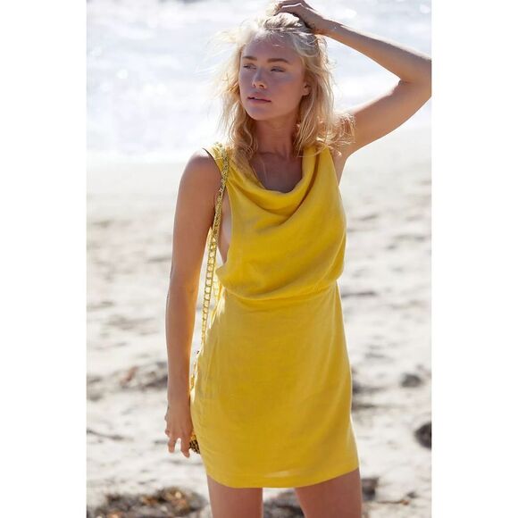 Free people -A Little Extra Mini Dress size M - Picture 1 of 8